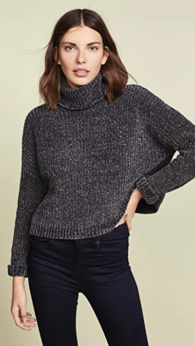 Shop Blank Denim Chenille Sweater In Mica