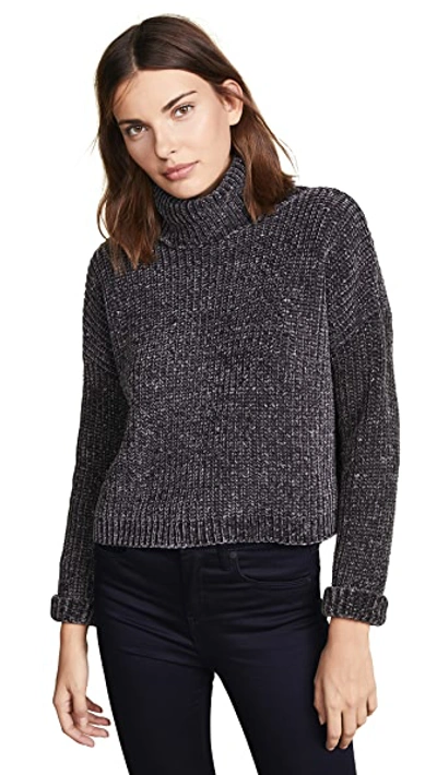 Shop Blank Denim Chenille Sweater In Mica