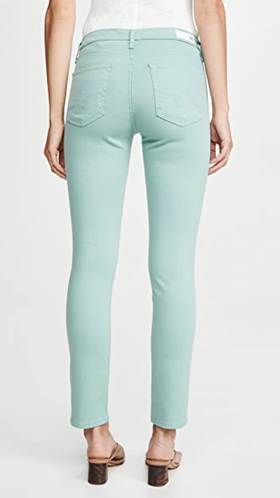 Shop Ag Prima Ankle Jeans In Mint Jade