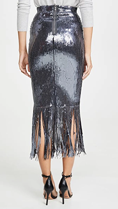 Shop Rebecca Vallance Matisse Skirt In Gunmetal