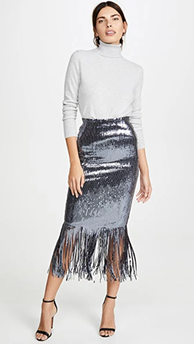 Shop Rebecca Vallance Matisse Skirt In Gunmetal