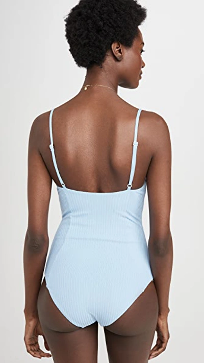 Shop Onia Andrea One Piece Swimsuit In Blue Bell