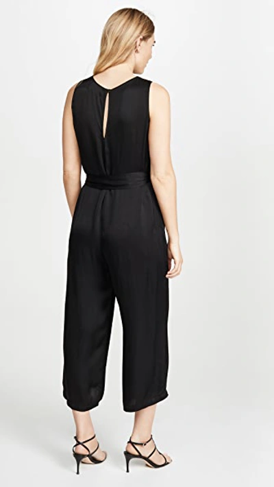 Shop Velvet Ivy Jumpsuit In Black