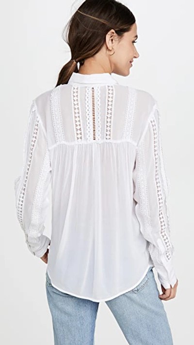 Shop Misa Delia Top In White