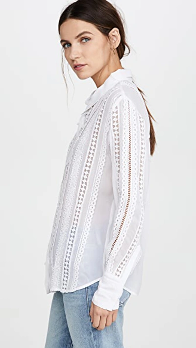 Shop Misa Delia Top In White