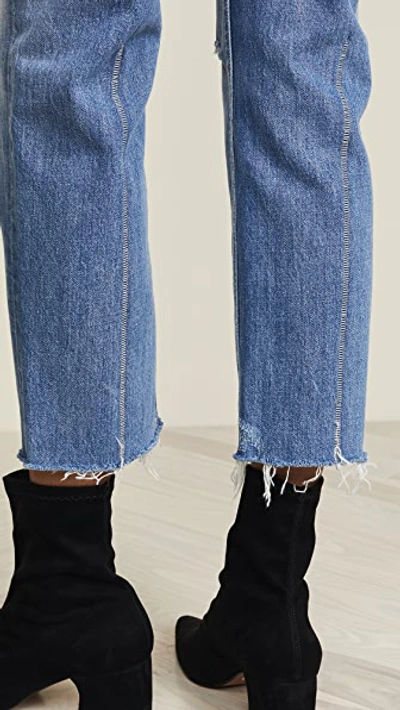 Shop Trave Harper Crop Slim Straight Jeans In Time After Time