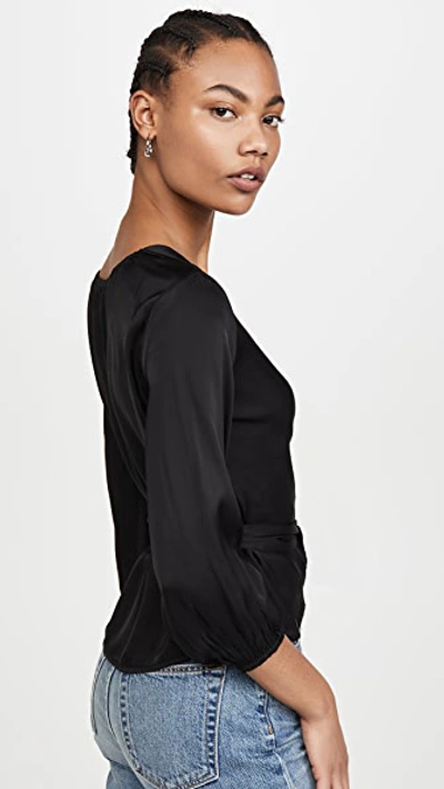 Shop Velvet Everlee Top In Black