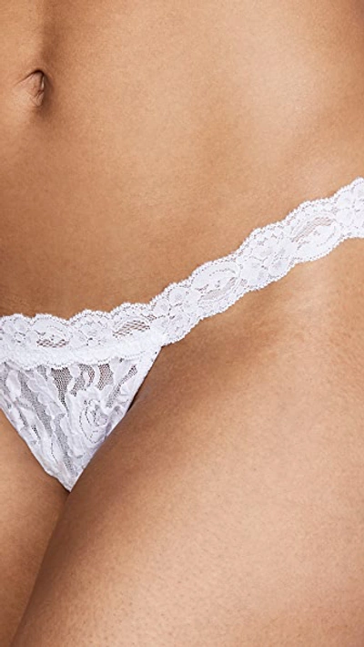 Shop Hanky Panky Signature Lace G-string In White