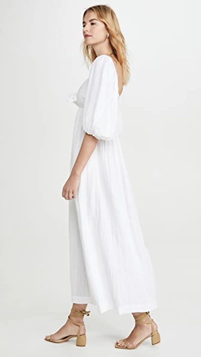 Shop Mara Hoffman Violet Dress In White