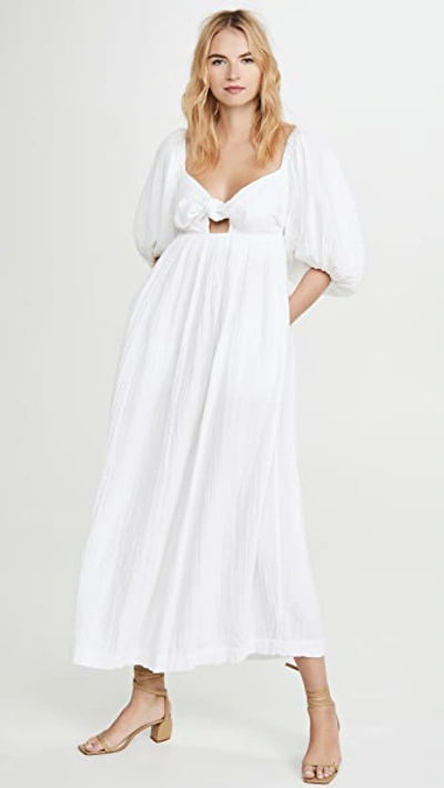 Shop Mara Hoffman Violet Dress In White