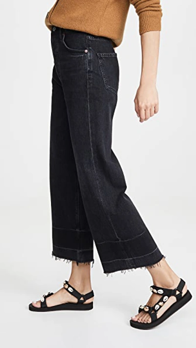 Shop Citizens Of Humanity Sacha High Rise Wide Leg Jeans In Too Late
