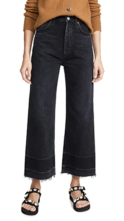 Shop Citizens Of Humanity Sacha High Rise Wide Leg Jeans In Too Late