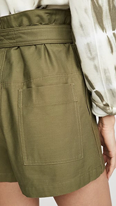 Shop 3.1 Phillip Lim / フィリップ リム Belted Cargo Shorts In Olive