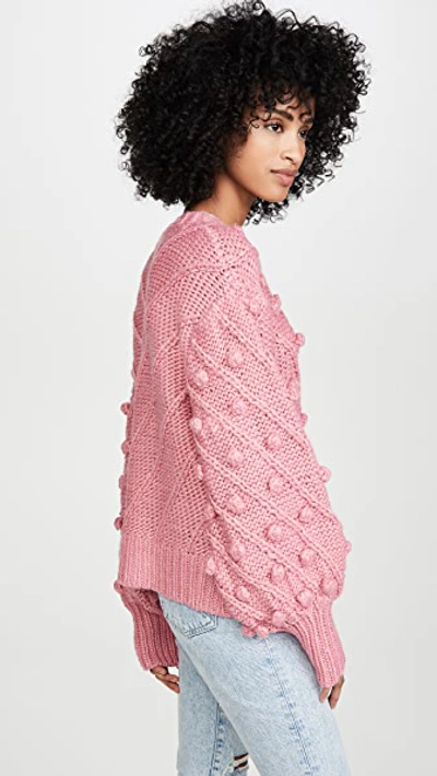 Shop C/meo Collective Trade Places Knit Sweater In Hibiscus