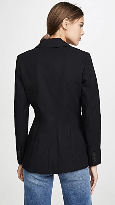 Shop Derek Lam 10 Crosby Rodeo Double Breasted Blazer In Black