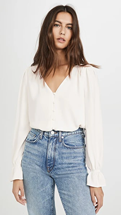 Shop Joie Bolona Top In Porcelain