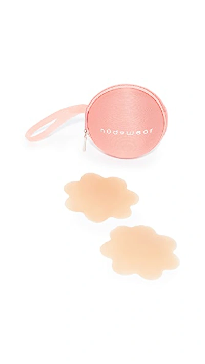 Shop Nudwear Daisies Waterproof Nipple Covers In Nude