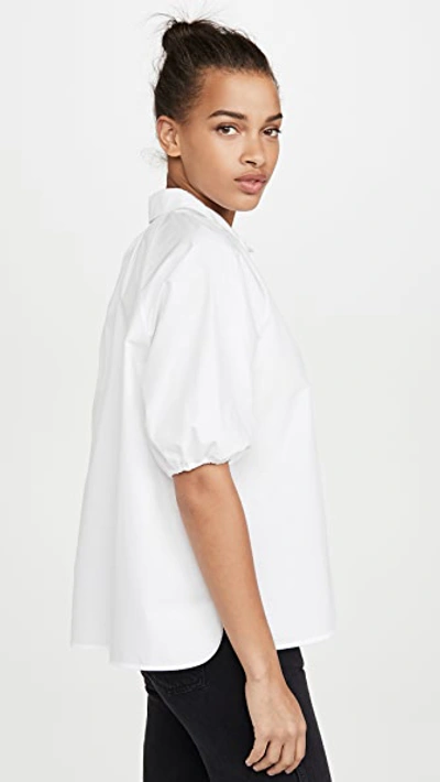 Shop Jason Wu Raglan Sleeve Shirt In Star White