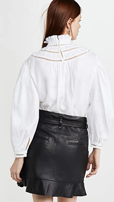 Shop Isabel Marant Étoile Amalia Blouse In White