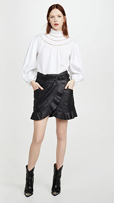 Shop Isabel Marant Étoile Amalia Blouse In White