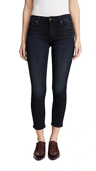 Shop Mother The Cropped Looker Skinny Jeans In Coffee Tea Or Me