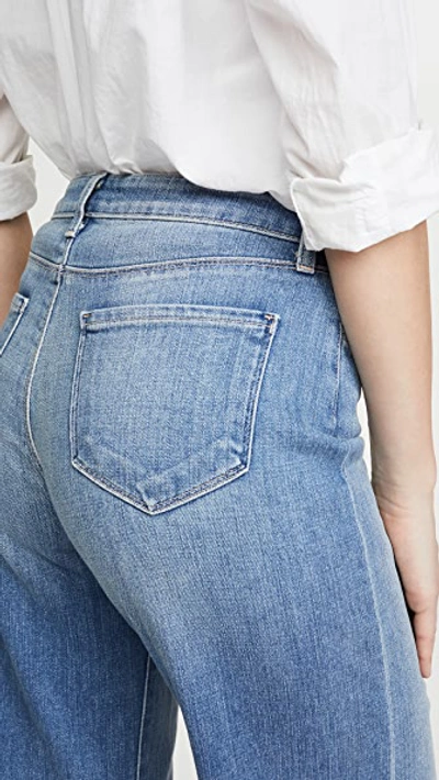 Shop L Agence Danica High Rise Wide Leg Jeans In Pomona