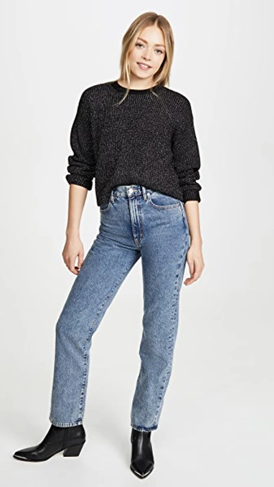 Shop Rag & Bone Jubilee Crew Sweater In Black