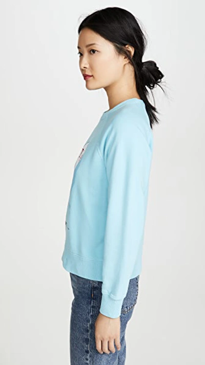 Shop The Marc Jacobs Magda Archer X The Collaboration Sweatshirt In Blue