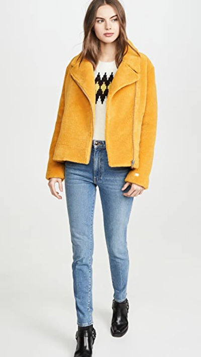 Shop Soia & Kyo Laure Jacket In Sunflower