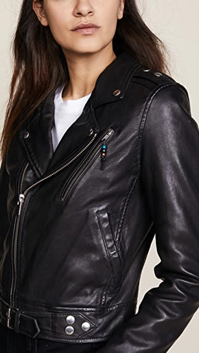 Shop Blk Dnm Leather Jacket 1 In Black