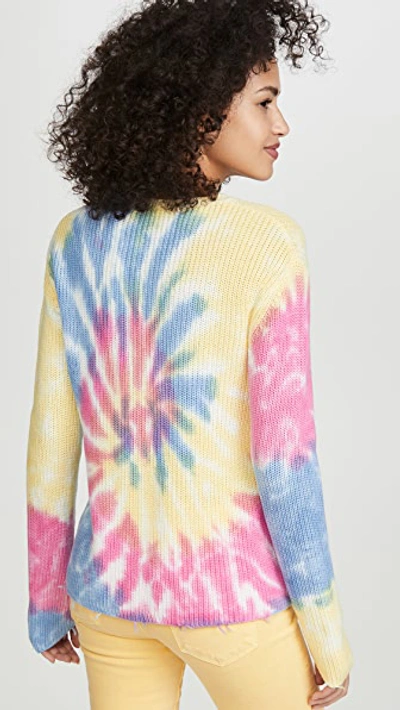 Shop Generation Love Eloise Tie Dye Pullover In Rainbow
