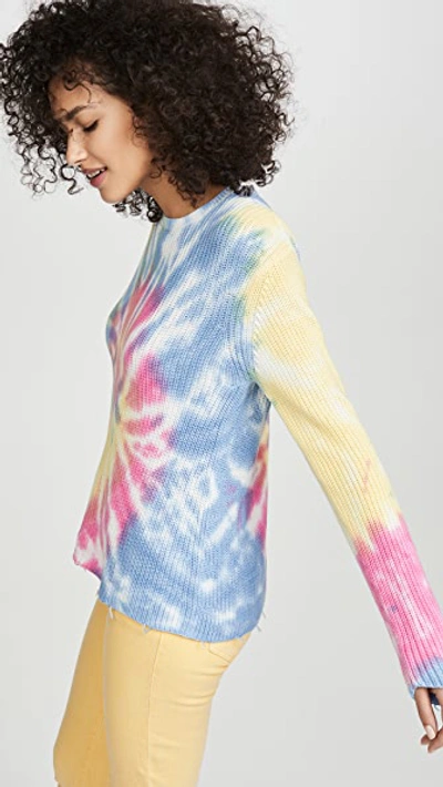 Shop Generation Love Eloise Tie Dye Pullover In Rainbow