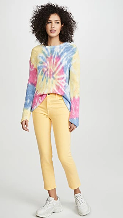 Shop Generation Love Eloise Tie Dye Pullover In Rainbow