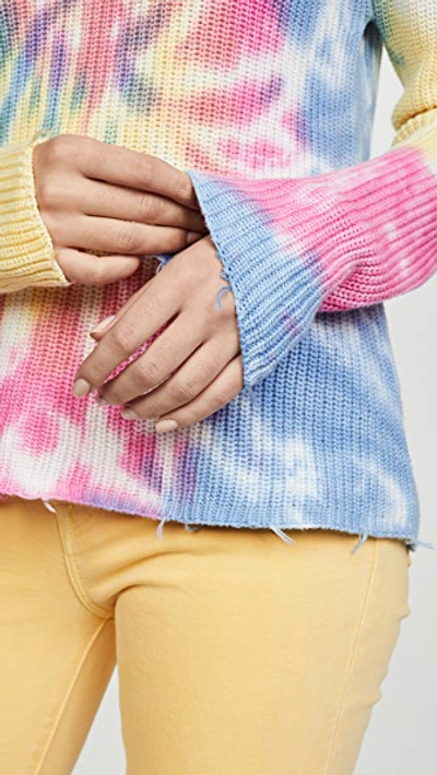 Shop Generation Love Eloise Tie Dye Pullover In Rainbow