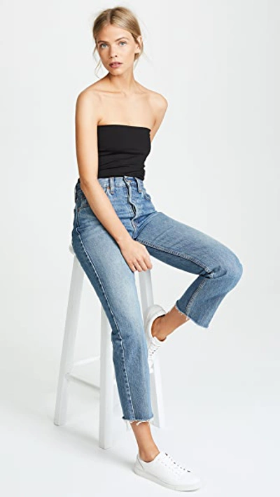 Susana Monaco Strapless Tube Top In Black