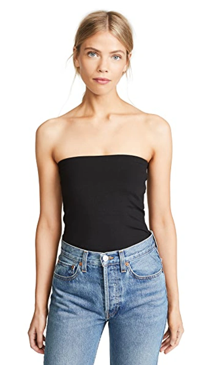 Susana Monaco Strapless Tube Top In Black