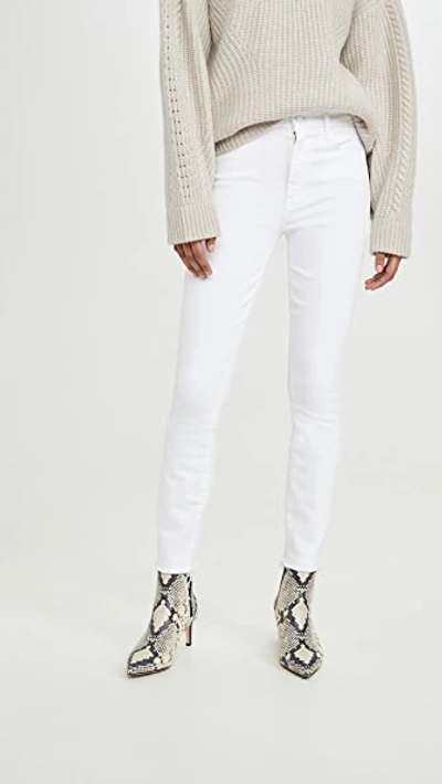 Shop Mother High Waisted Looker Ankle Fray Jeans In Fairest Of Them All