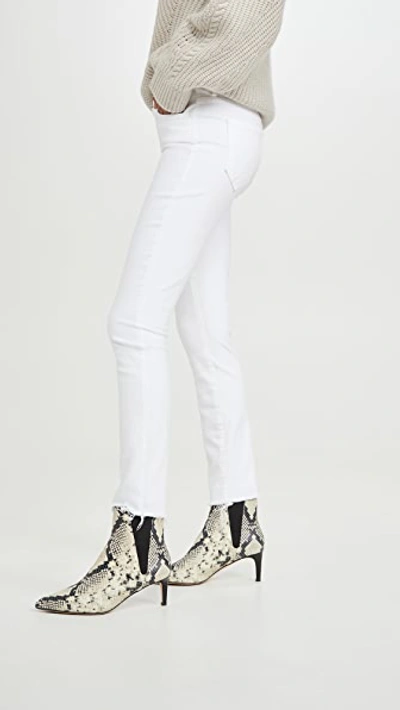 Shop Mother High Waisted Looker Ankle Fray Jeans In Fairest Of Them All
