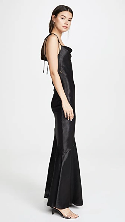 Shop Rebecca Vallance Henri Maxi Dress In Black