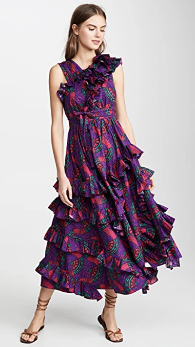 Shop Ulla Johnson Imogen Dress In Violet