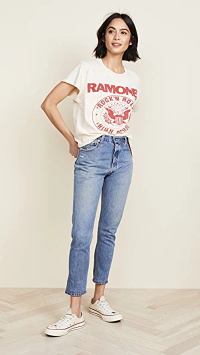 Ramones 1979 Rock 印花 T 恤
