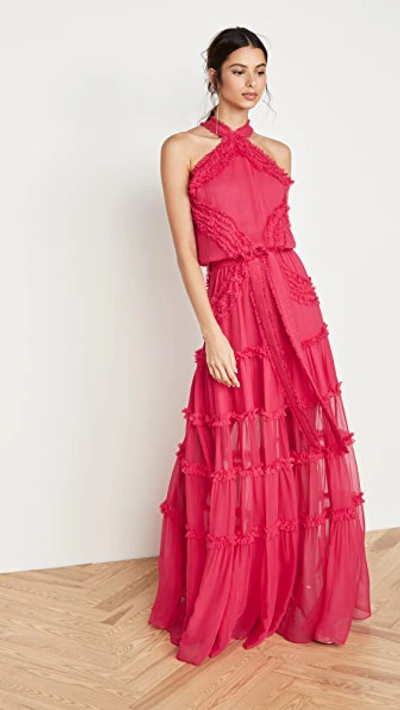 Shop Alexis Lorinda Dress In Azalea Pink