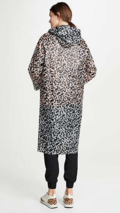 Shop Proenza Schouler Printed Long Raincoat In Milky White/black
