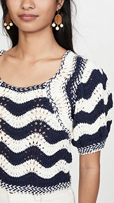 Shop Ulla Johnson Luciana Pullover In Midnight