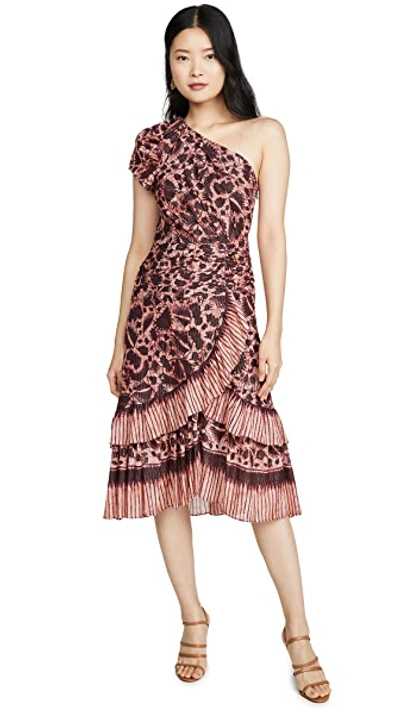 Shop Ulla Johnson Anja Dress In Bordeaux