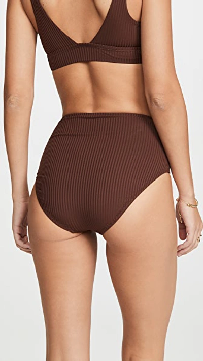 Shop Vitamin A Barcelona Bikini Bottoms In Vintage Brown