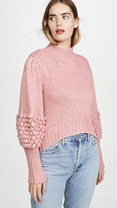 Shop C/meo Collective Hold Tight Knit Sweater In Pink