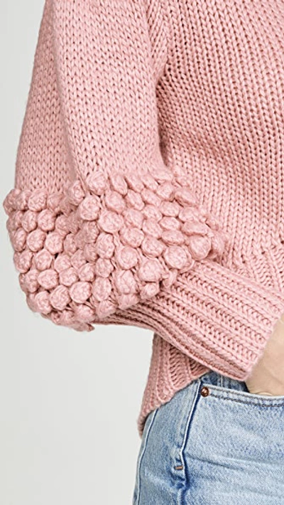 Shop C/meo Collective Hold Tight Knit Sweater In Pink