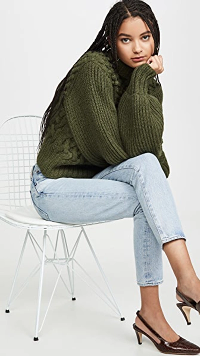 Shop Apiece Apart Quercia Sweater In Military