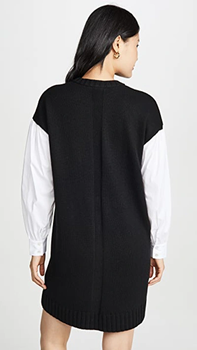 Shop Cinq À Sept Tous Les Jours Ellery Dress In Black/white